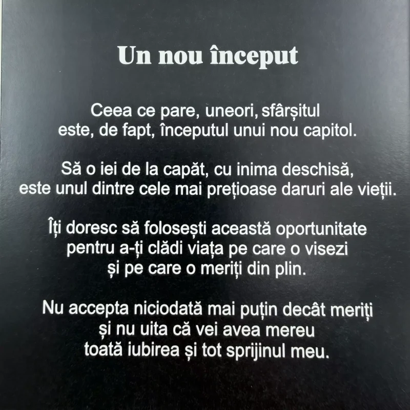 Cadou Fiica – Un Nou Inceput