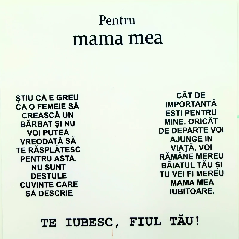 Cadou Mama – de la Fiu