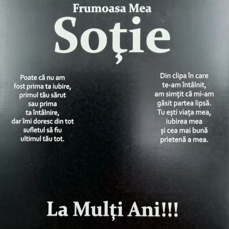 Cadou Sotie – La Multi Ani!
