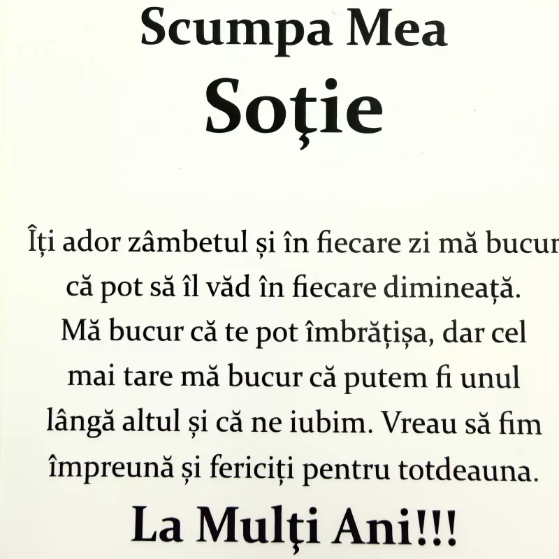 Cadou Sotie – La Multi Ani!