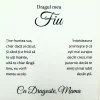 Cadou pentru Fiu -  de la Mama