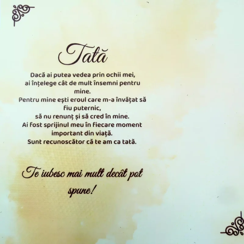 Cadou pentru Tata – de la Fiu