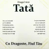 Cadou pentru Tata – de la Fiu